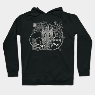 Beardsley Praying Angel Hoodie